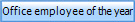 Office employee of the year