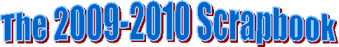 The 2009-2010 Scrapbook